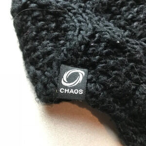Chaos Kids Black Fluffy Hat